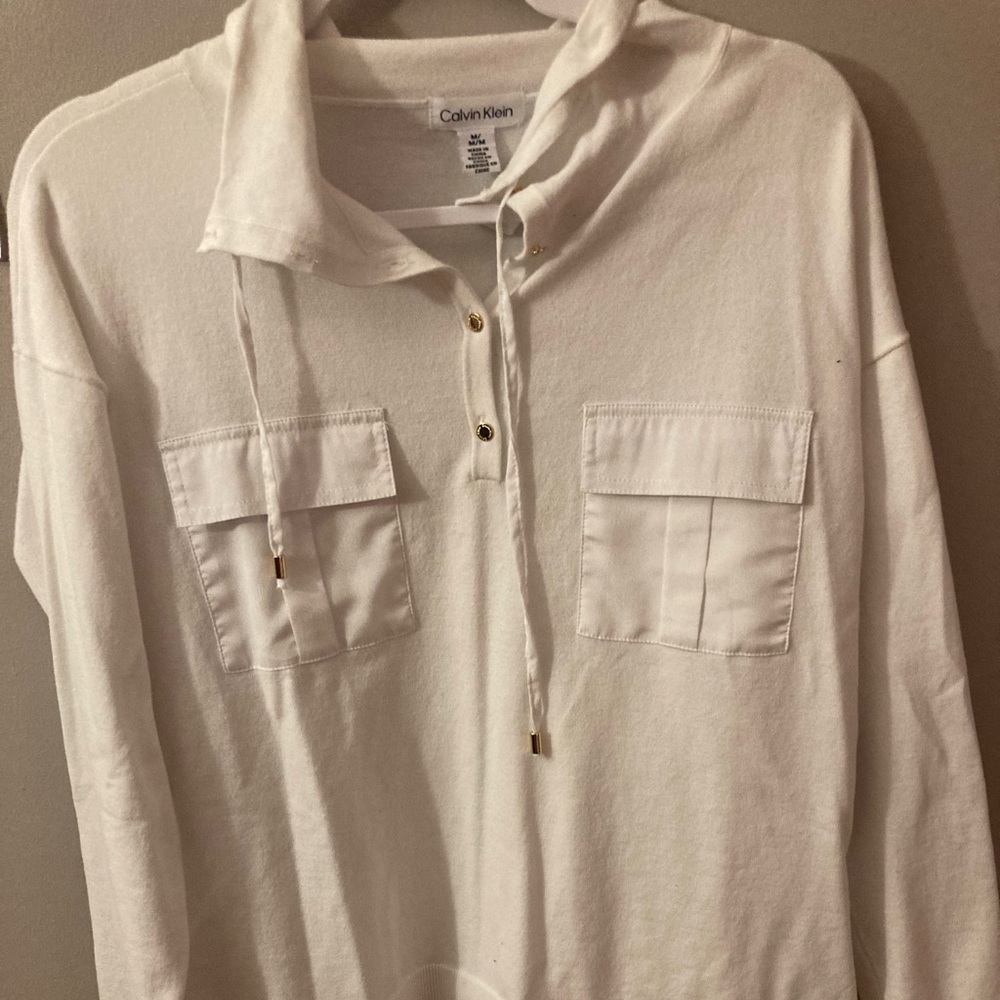 Beige long sleeve sweater Calvin Klein size s/m